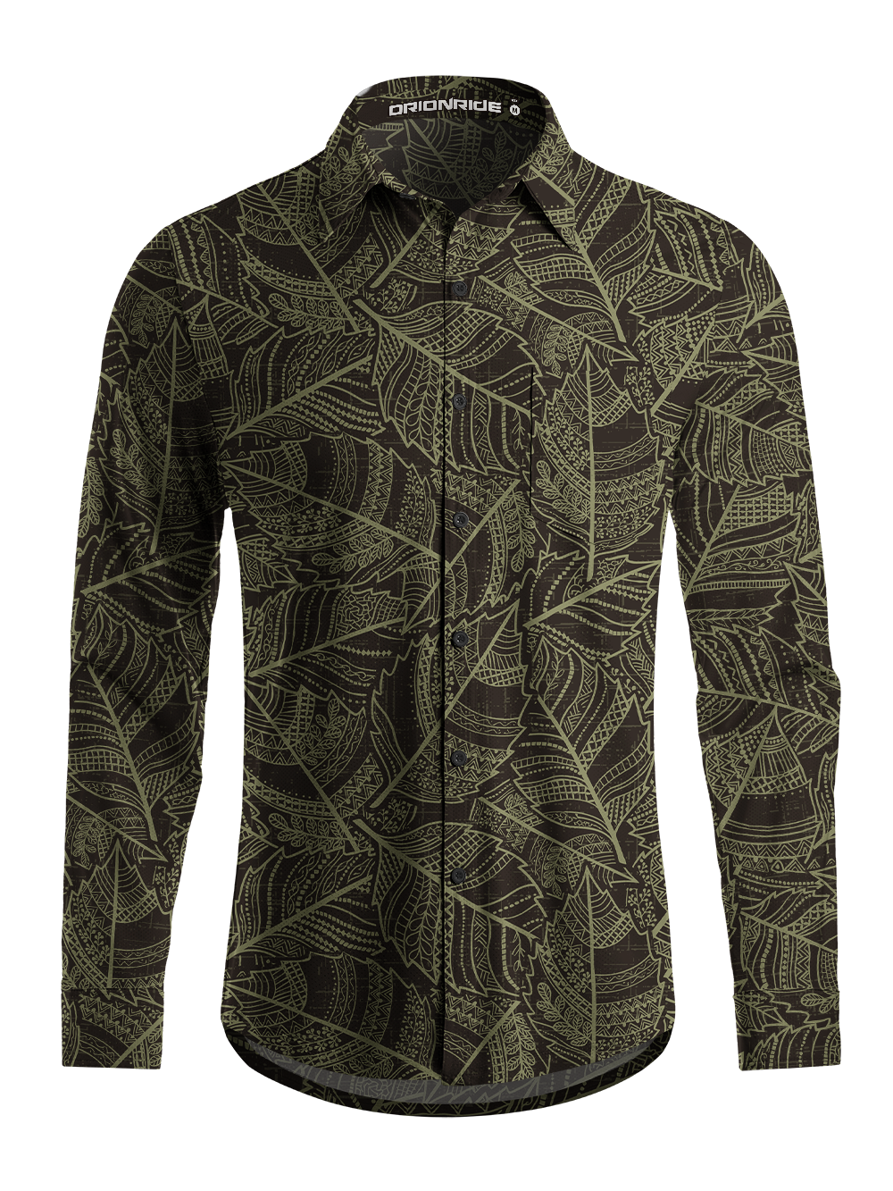 Orionride Vital Veins Men's Stretchy Breathable Long Sleeve Gravel Shirt