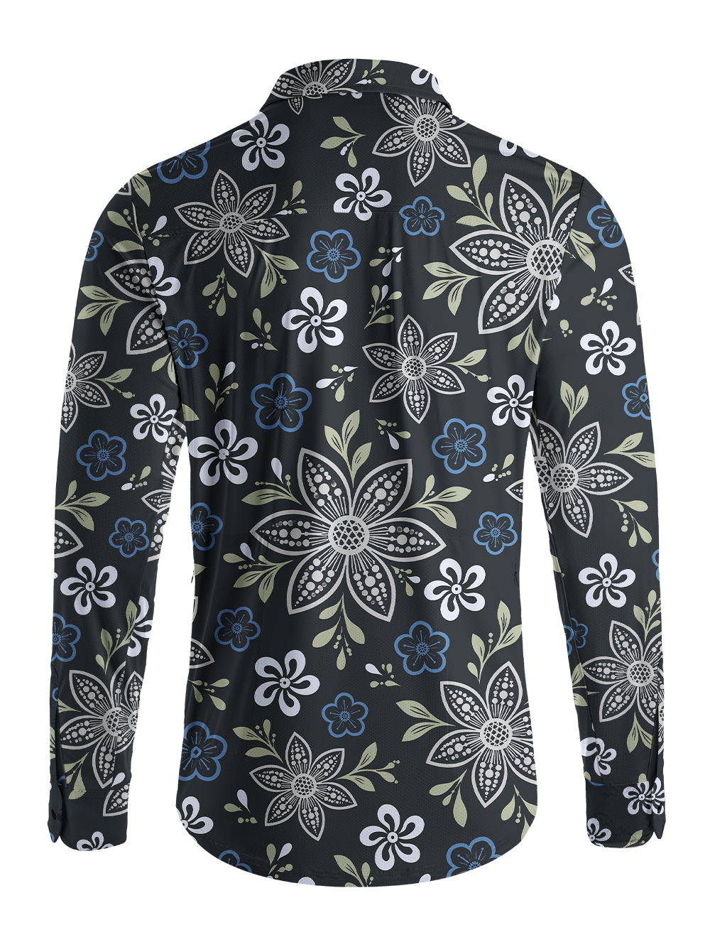 Orionride Folk Botanica Ride Men's Stretchy Breathable Long Sleeve Gravel Shirt