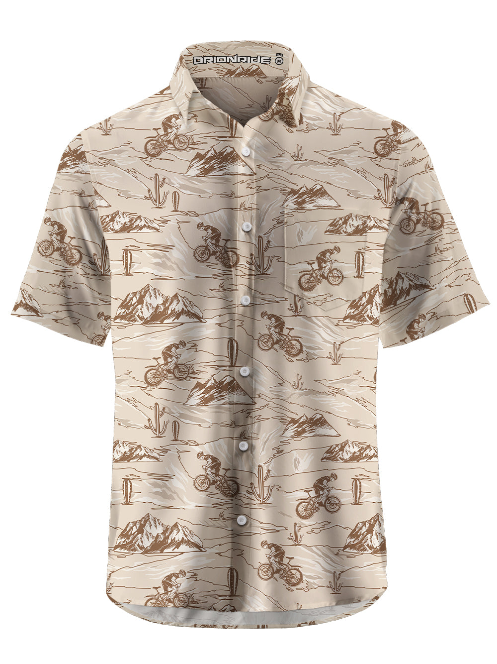Orionride Desert Safari Zipper Pockets Ultra Lightweight Short Sleeves Gravel Shirt