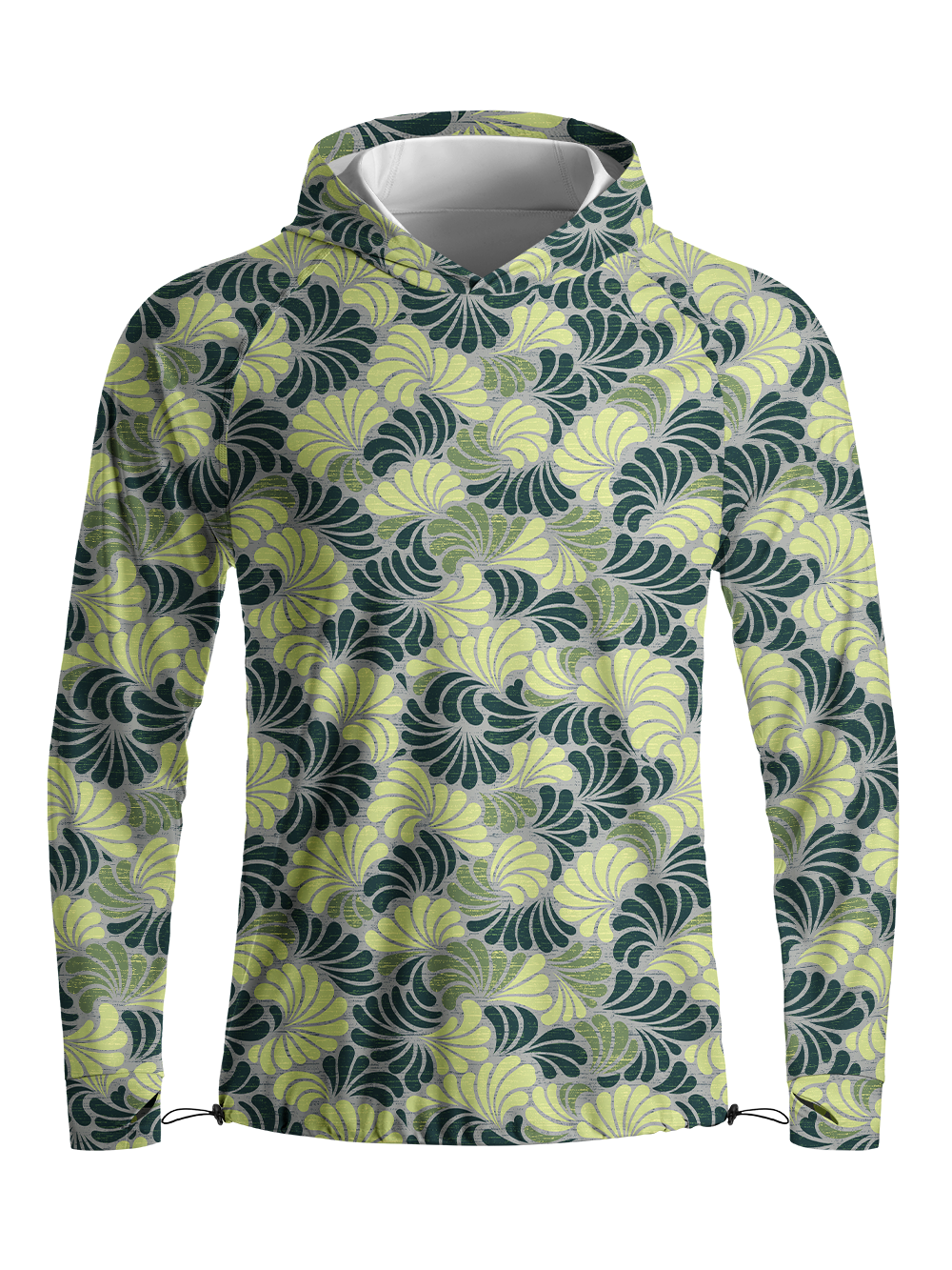 Orionride Abstract Petals Long Sleeve Cycling Hoodie Shirt