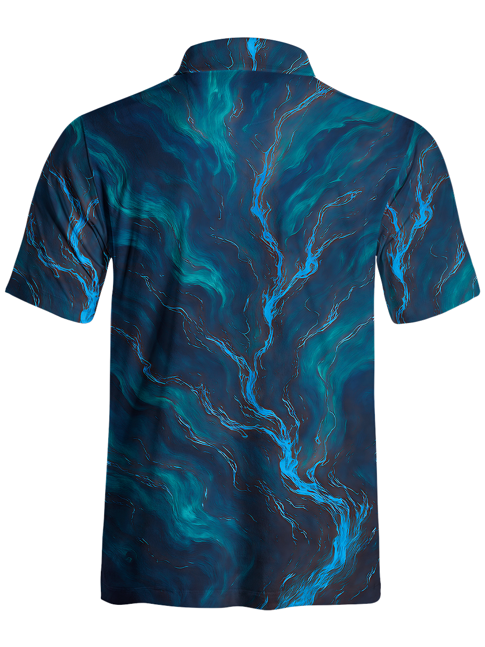Orionride Liquid Flow Texture Men's Polo Shirt