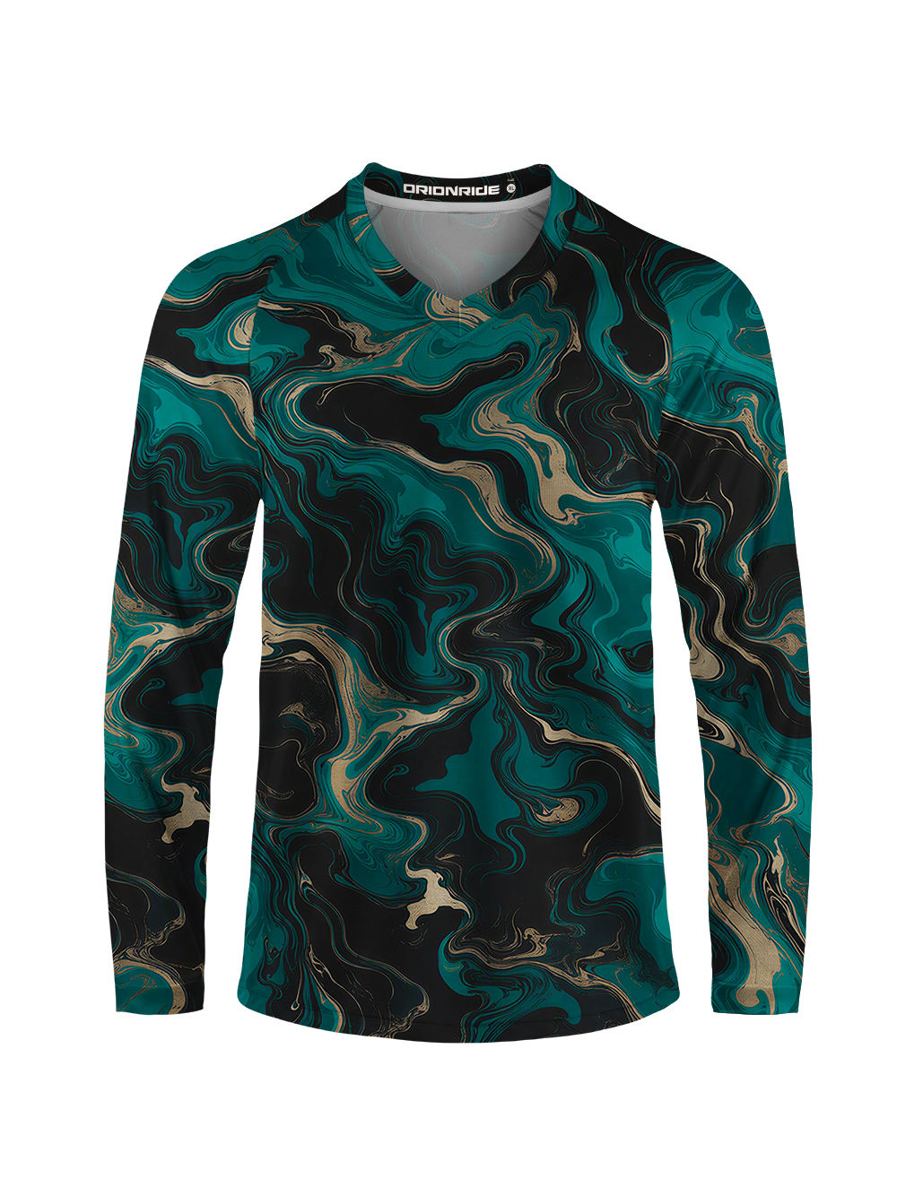 Orionride Gilded Marbling Long Sleeve Downhill Jersey