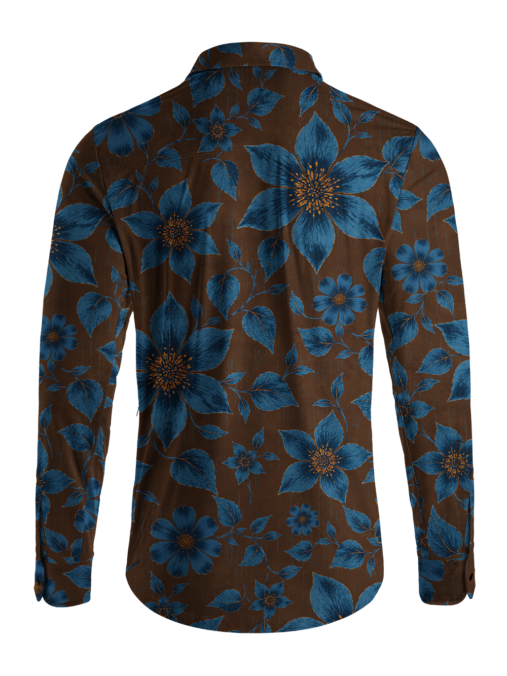 Orionride Shadow Botanica Men's Stretchy Breathable Long Sleeve Gravel Shirt
