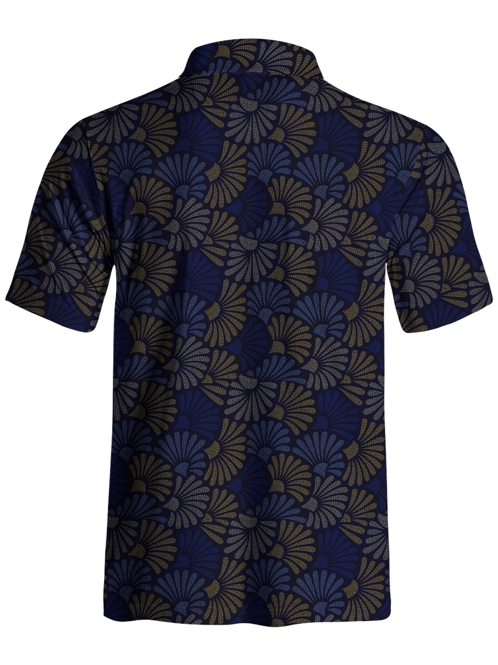 Orionride Dot Fan Weave Men's Polo Shirt