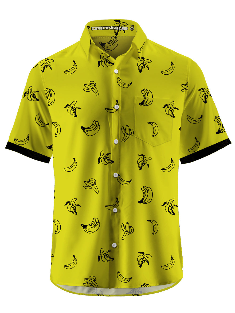 Orionride Banana Ultra Lightweight Short Sleeves Hawaiian shirt
