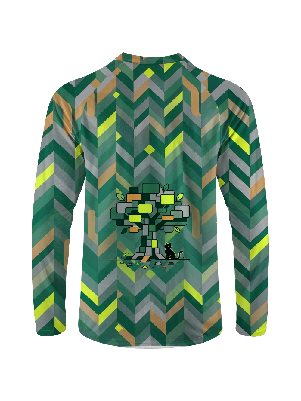 Orionride Pixel Roots Long Sleeve Downhill Jersey