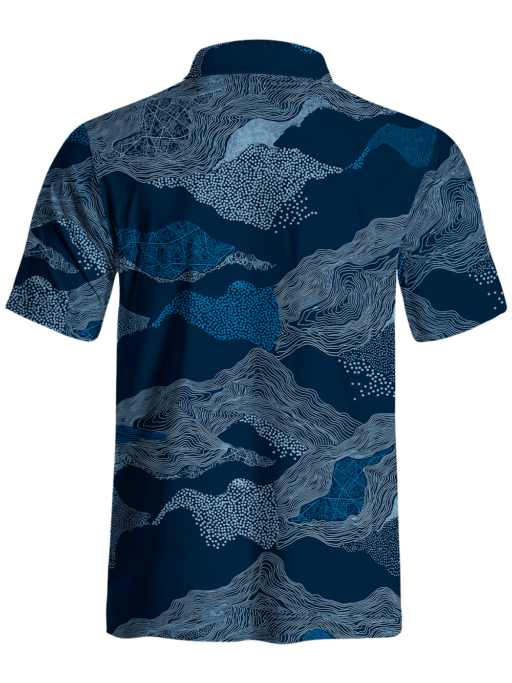 Orionride Line Terrain Men's Polo Shirt
