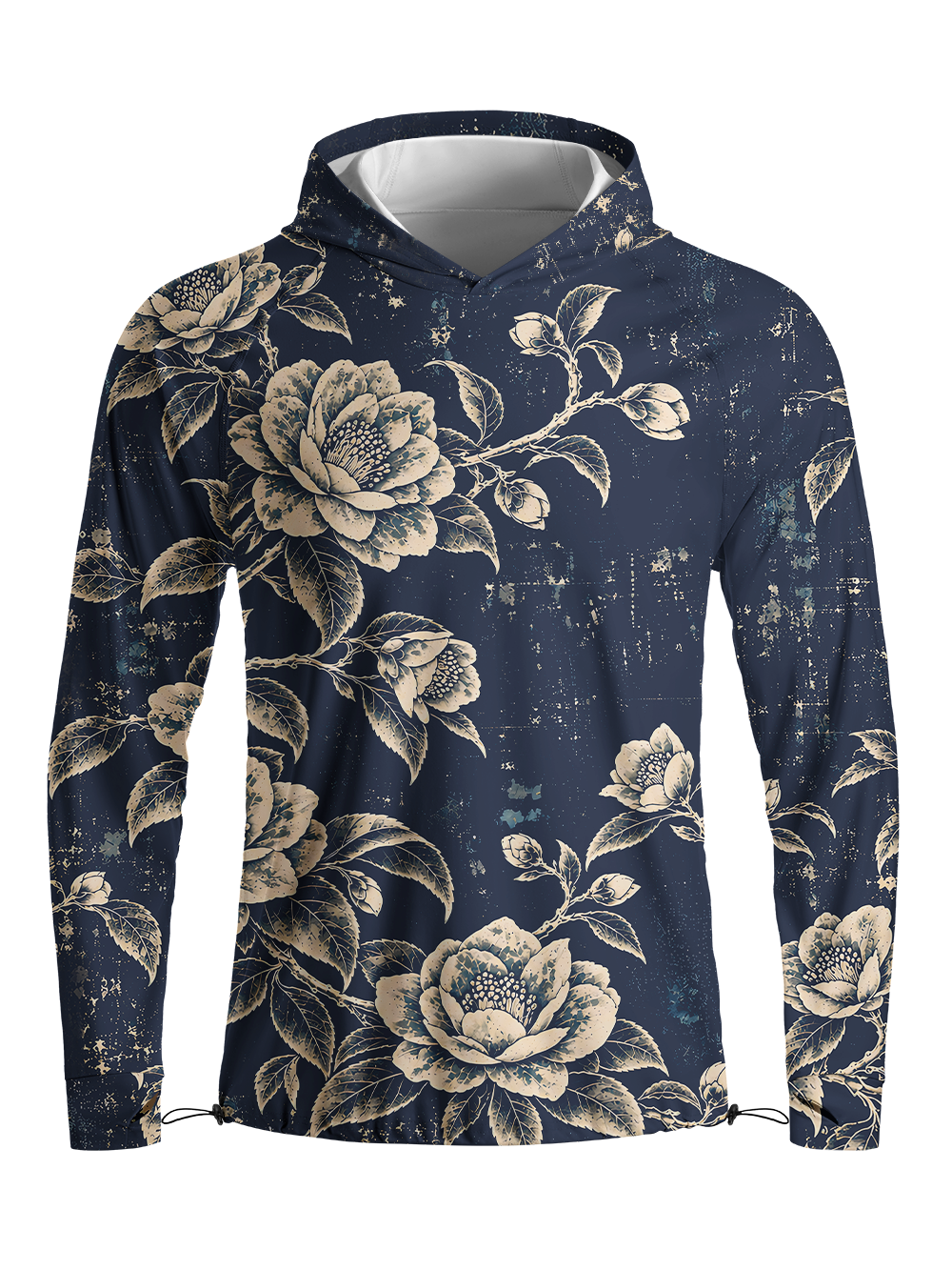 Orionride Timeless Bloom Long Sleeve Cycling Hoodie Shirt