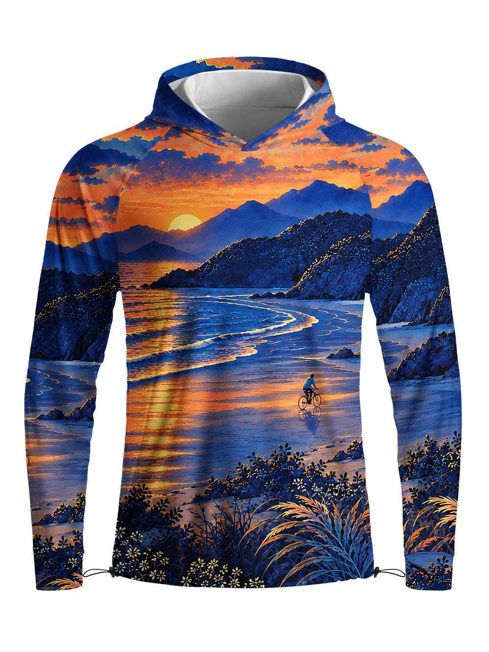 Orionride Shoreline Long Sleeve Cycling Hoodie Shirt