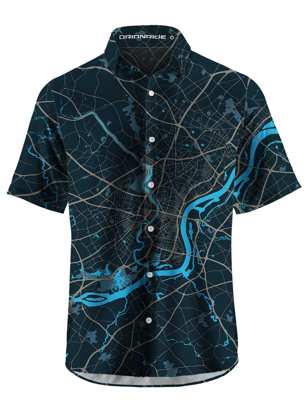 Orionride Urban Navigator Zipper Pockets Ultra Lightweight Short Sleeves Gravel Shirt