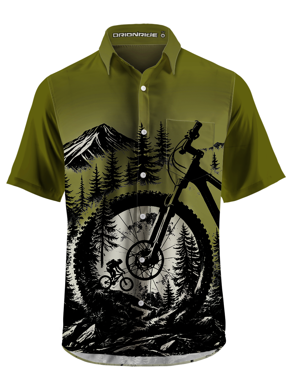 Orionride An Imaginary Adventure Zipper Pockets Ultra Lightweight Short Sleeves Gravel Shirt