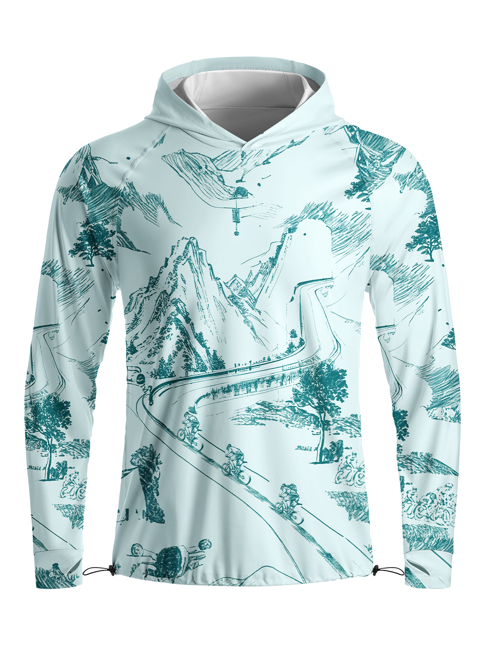 Orionride Road Cycling Long Sleeve Cycling Hoodie Shirt