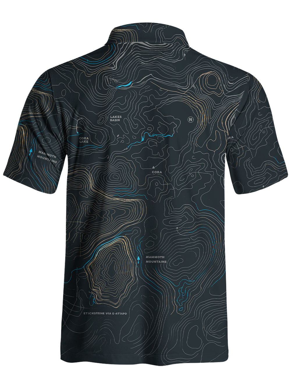 Orionride Panoramic Map Men's Polo Shirt