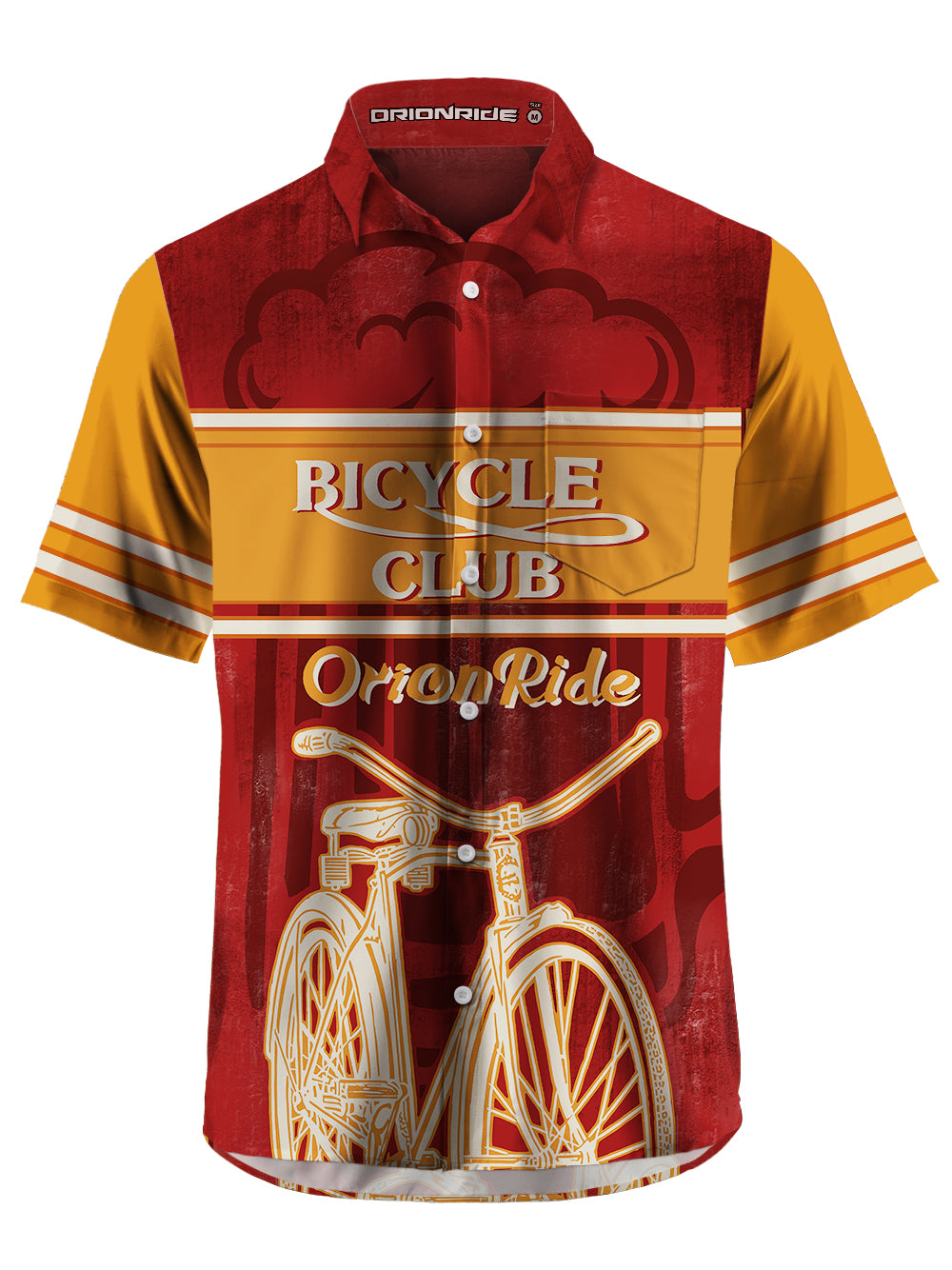 Orionride Bicycle Club Zipper Pockets Ultra Lightweight Short Sleeves Gravel Shirt