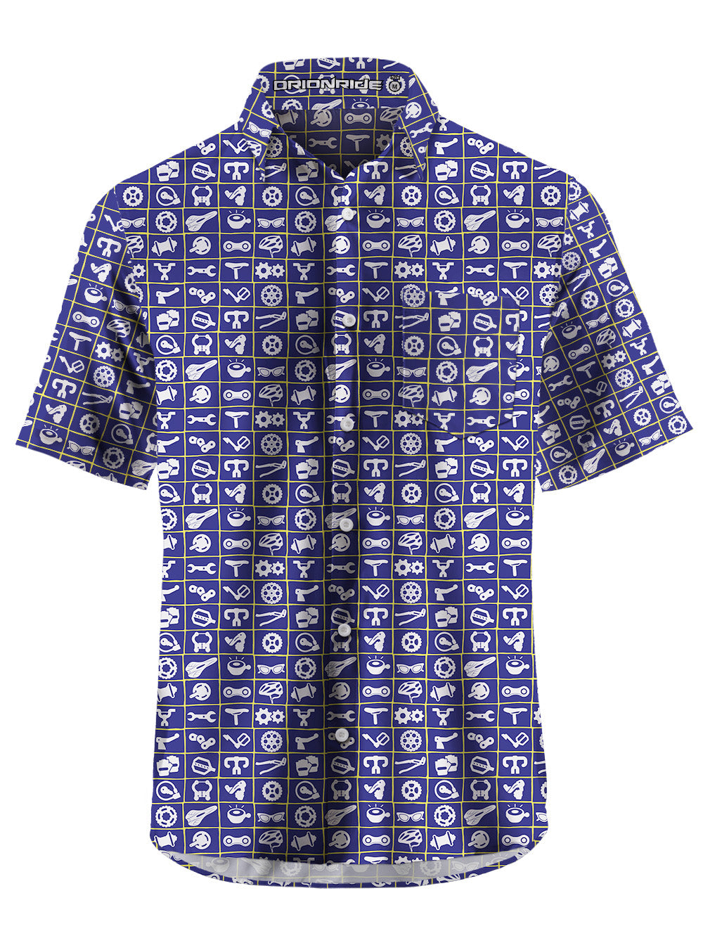 Orionride Parts Collection Zipper Pockets Ultra Lightweight Short Sleeves Gravel Shirt