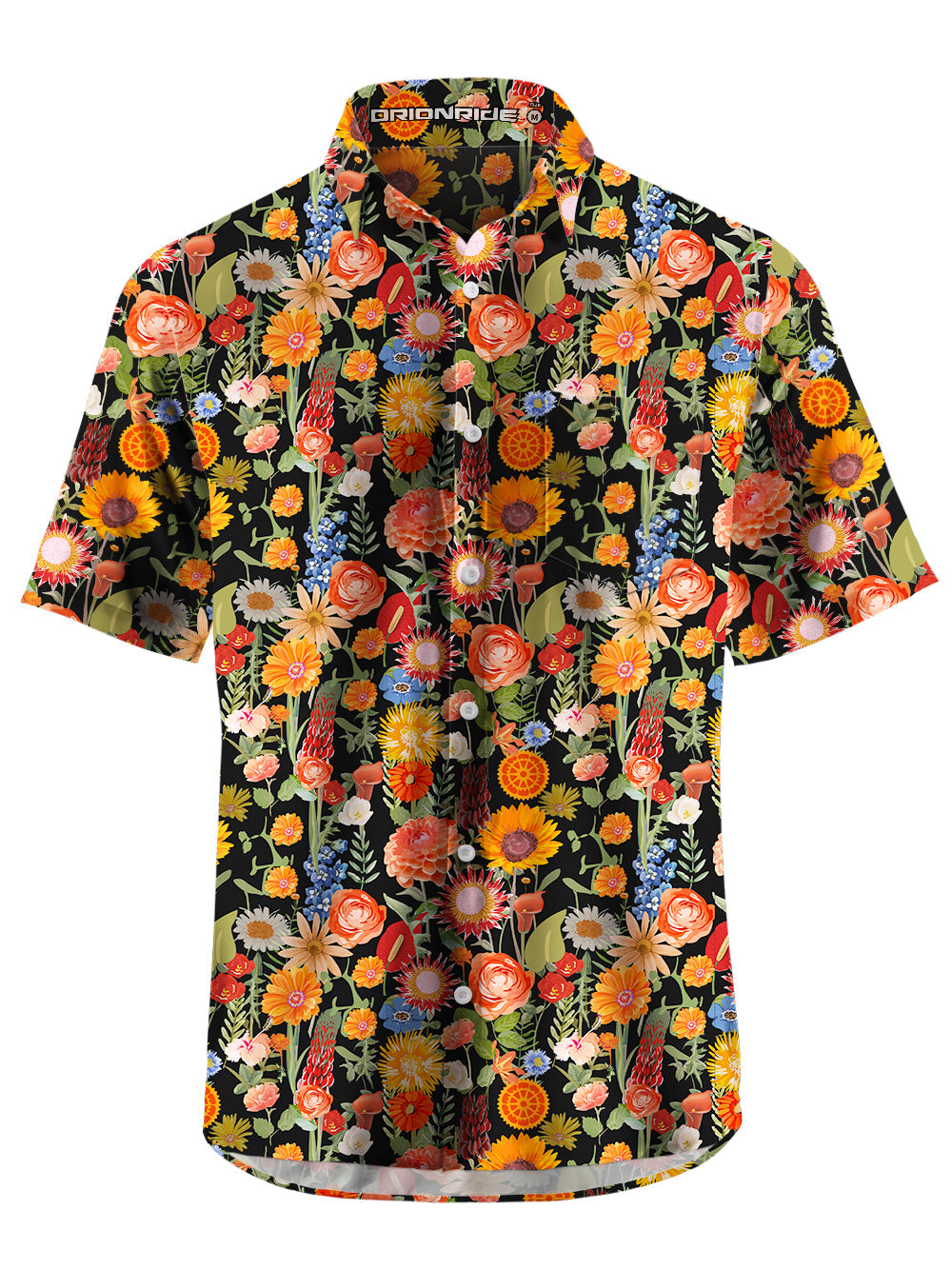 Orionride Dance Of Flowers Ultra Lightweight Short Sleeves Hawaiian shirt