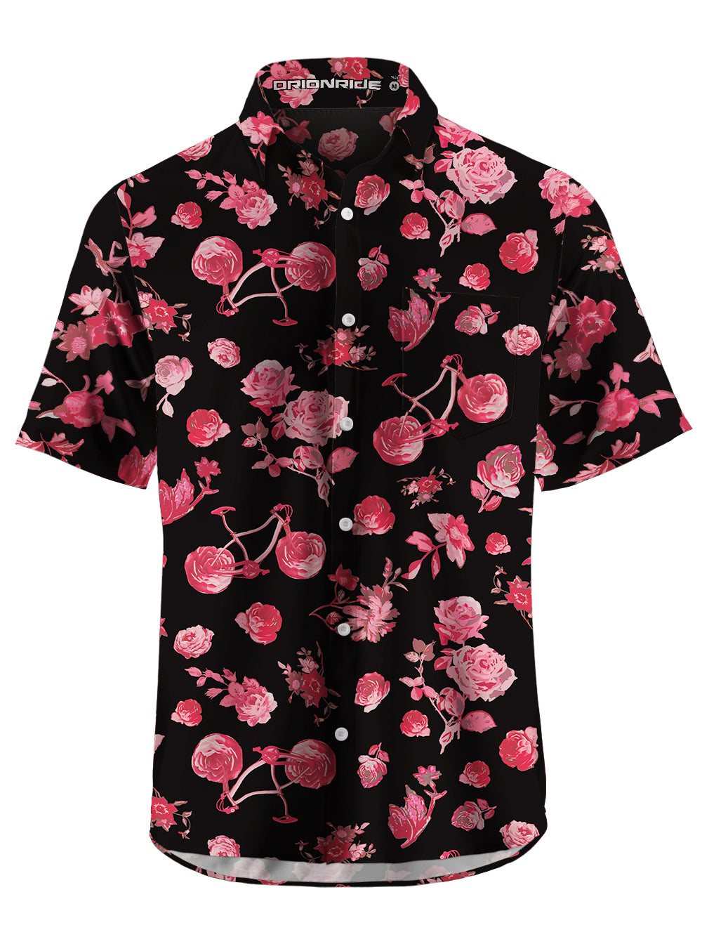 Orionride Romantic Trip Short Sleeves Cuban Collar Hawaiian shirt