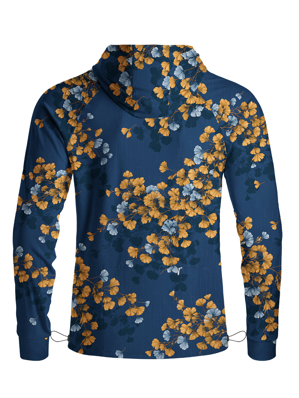 Orionride Ginkgo Rhythm Long Sleeve Cycling Hoodie Shirt