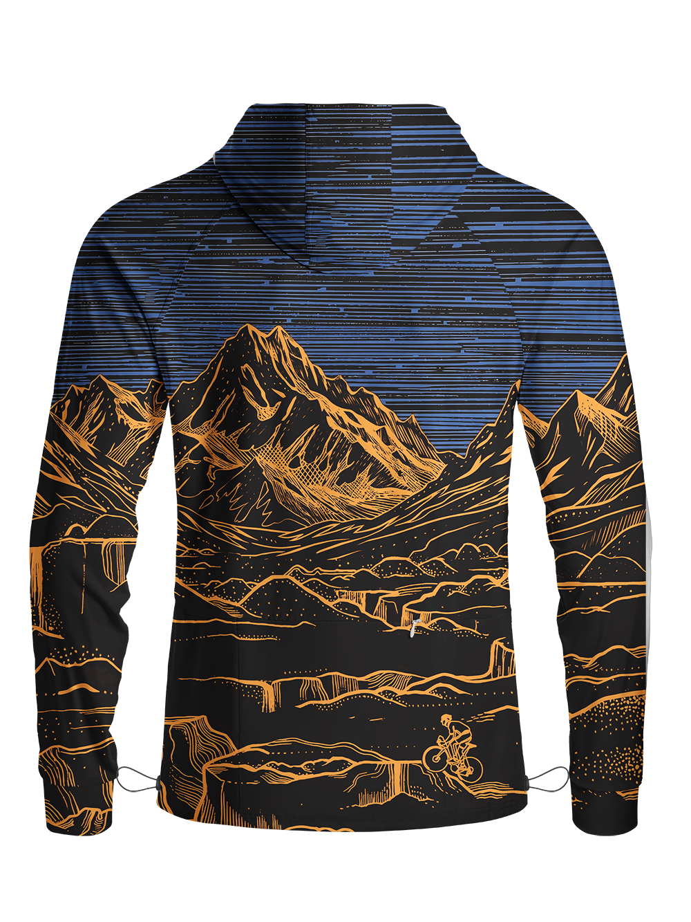 Orionride Light And Shadow Long Sleeve Cycling Hoodie Shirt
