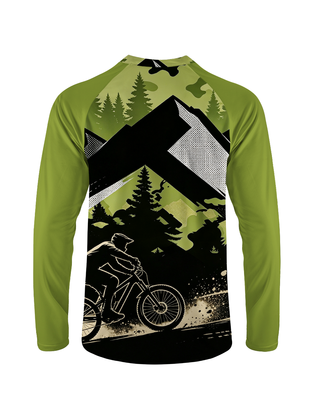 Orionride Geometric Wilderness Long Sleeve Downhill Jersey