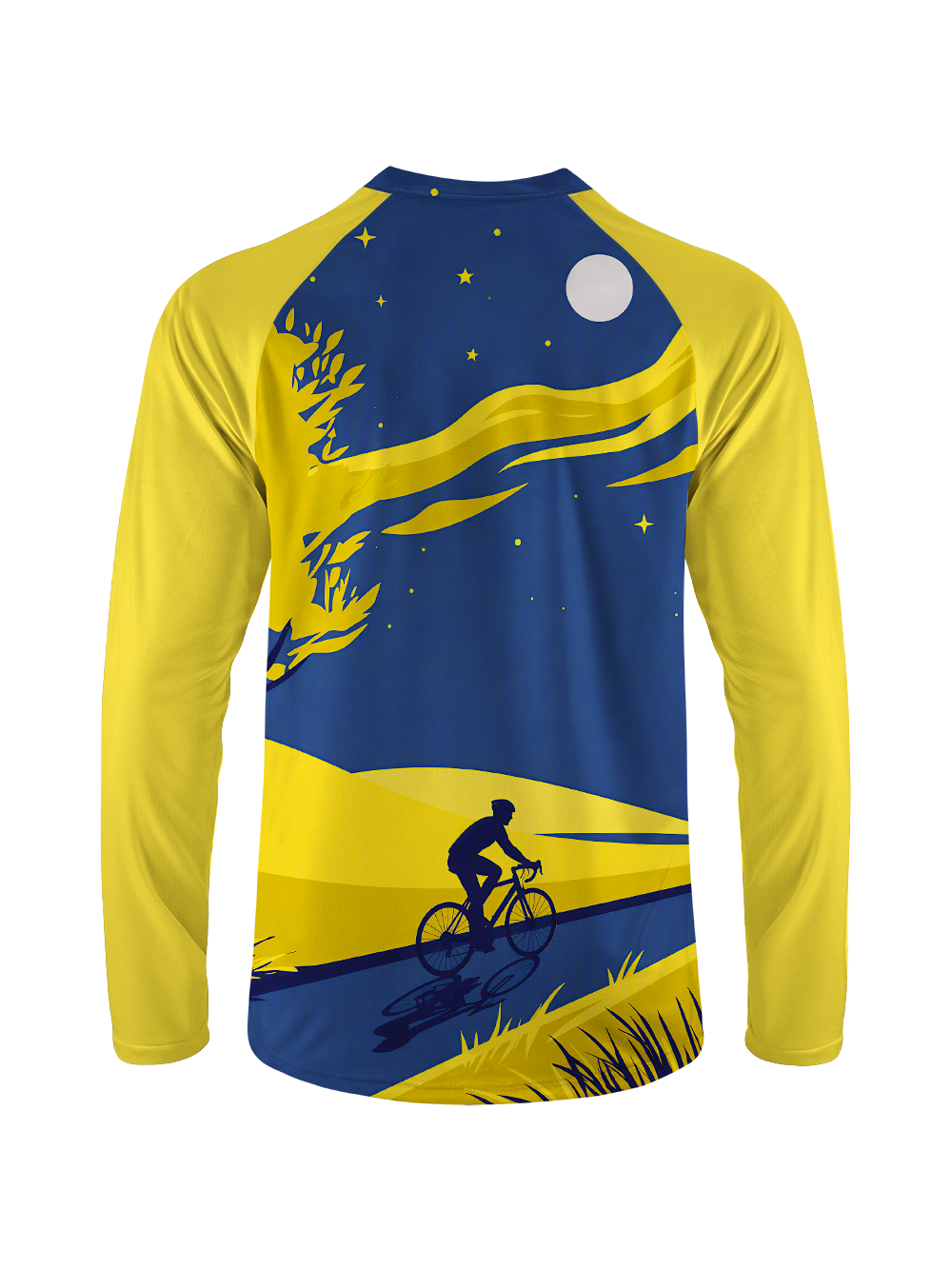 Orionride Nocturnal Golden Flow Long Sleeve Downhill Jersey