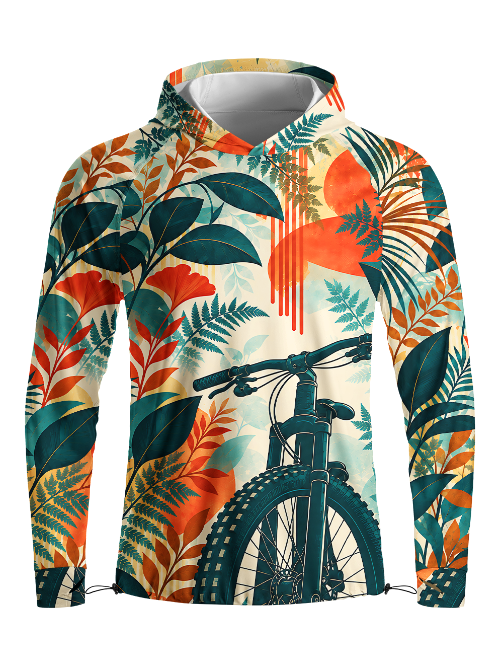 Orionride Canopy Perspective Long Sleeve Cycling Hoodie Shirt