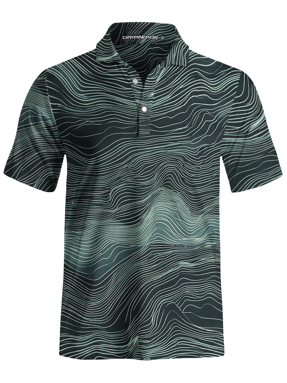 Orionride Winding Lines Men's Polo Shirt