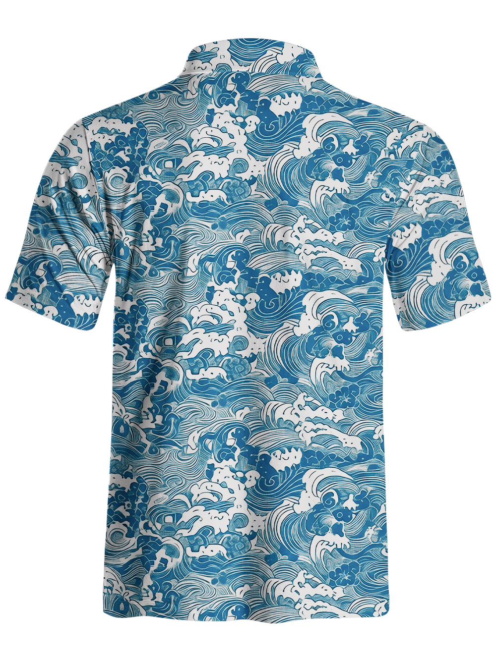 Orionride Sea Waves Men's Polo Shirt