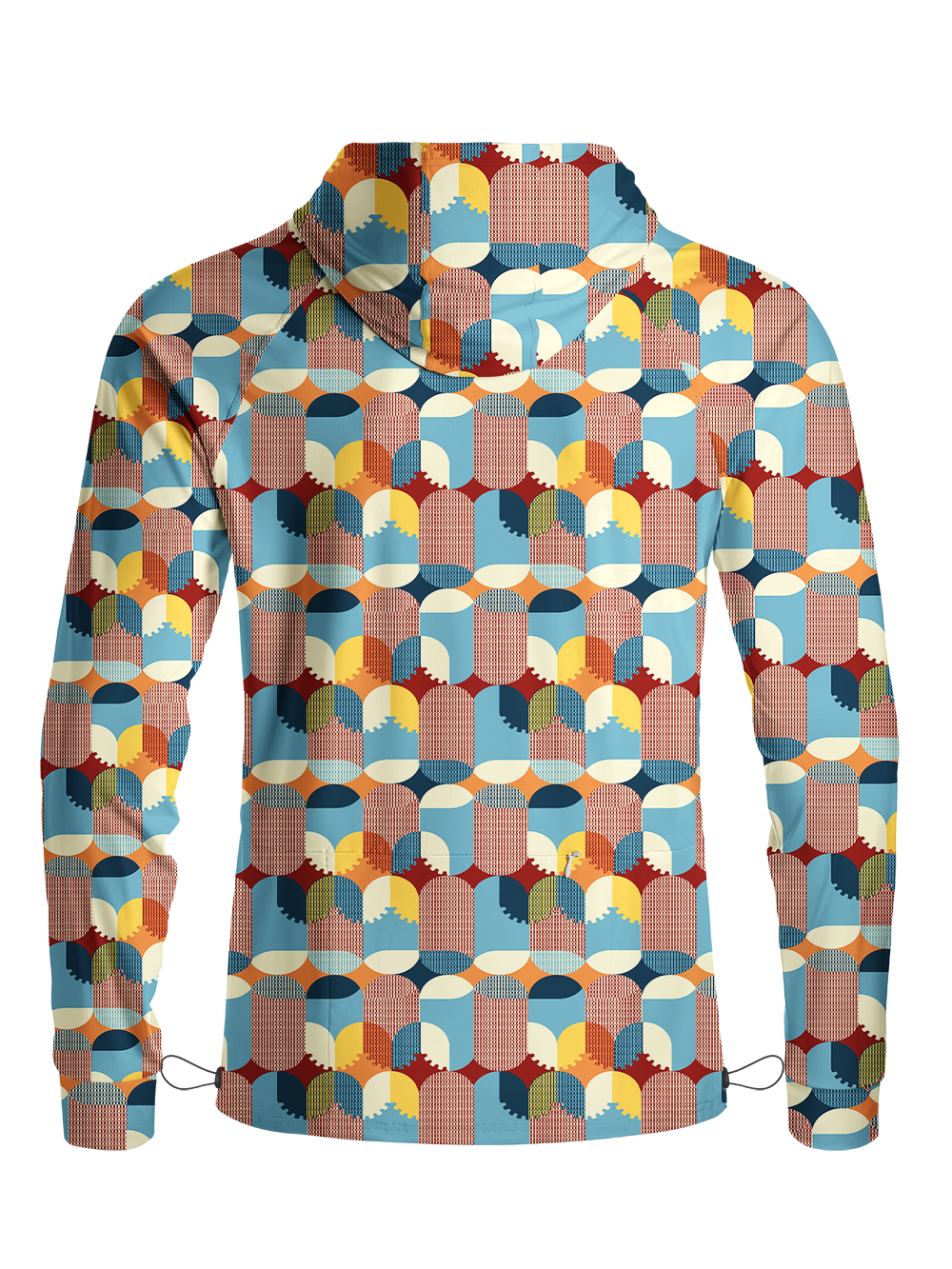 Orionride Semi-Circular Gear Long Sleeve Cycling Hoodie Shirt