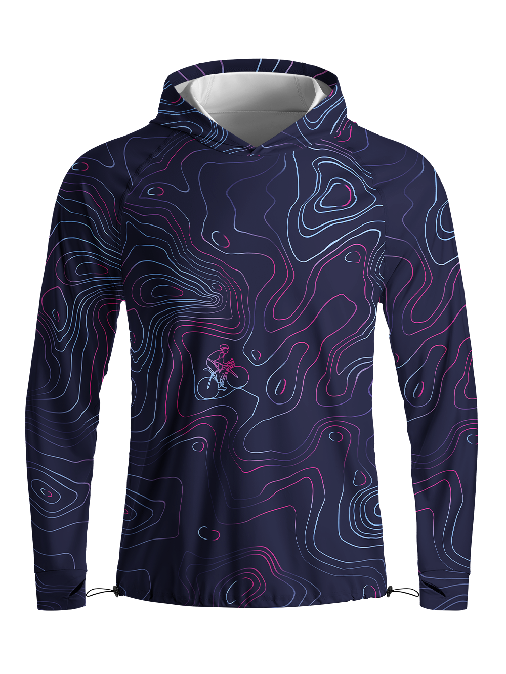 Orionride Contour Ride Long Sleeve Cycling Hoodie Shirt