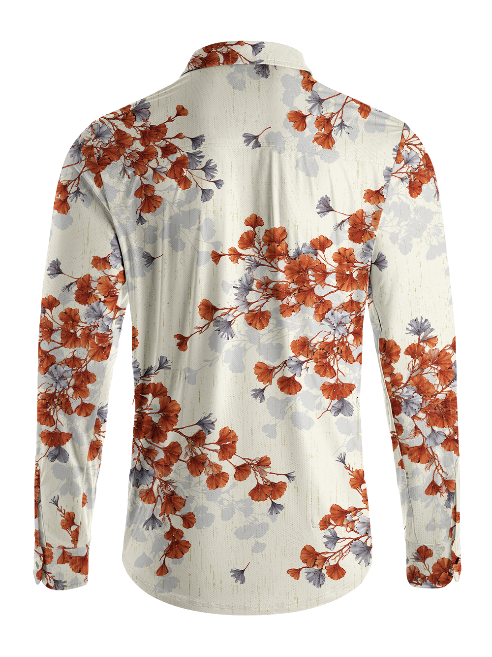 Orionride Ginkgo Rhythm Men's Stretchy Breathable Long Sleeve Gravel Shirt