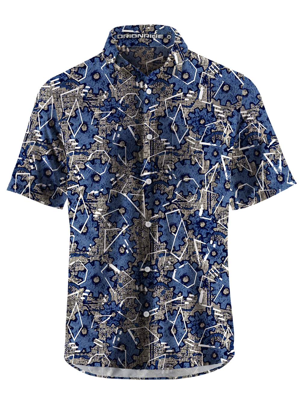Orionride Gearshift Geometry Zipper Pockets Ultra Lightweight Short Sleeves Gravel Shirt