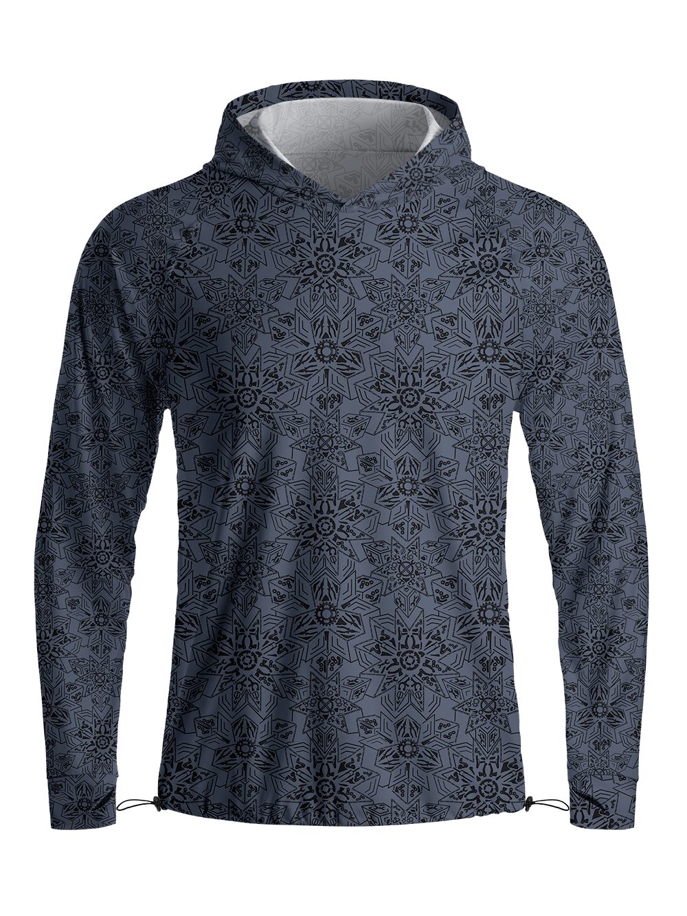 Orionride Snowflake-Shaped Parts Long Sleeve Cycling Hoodie Shirt