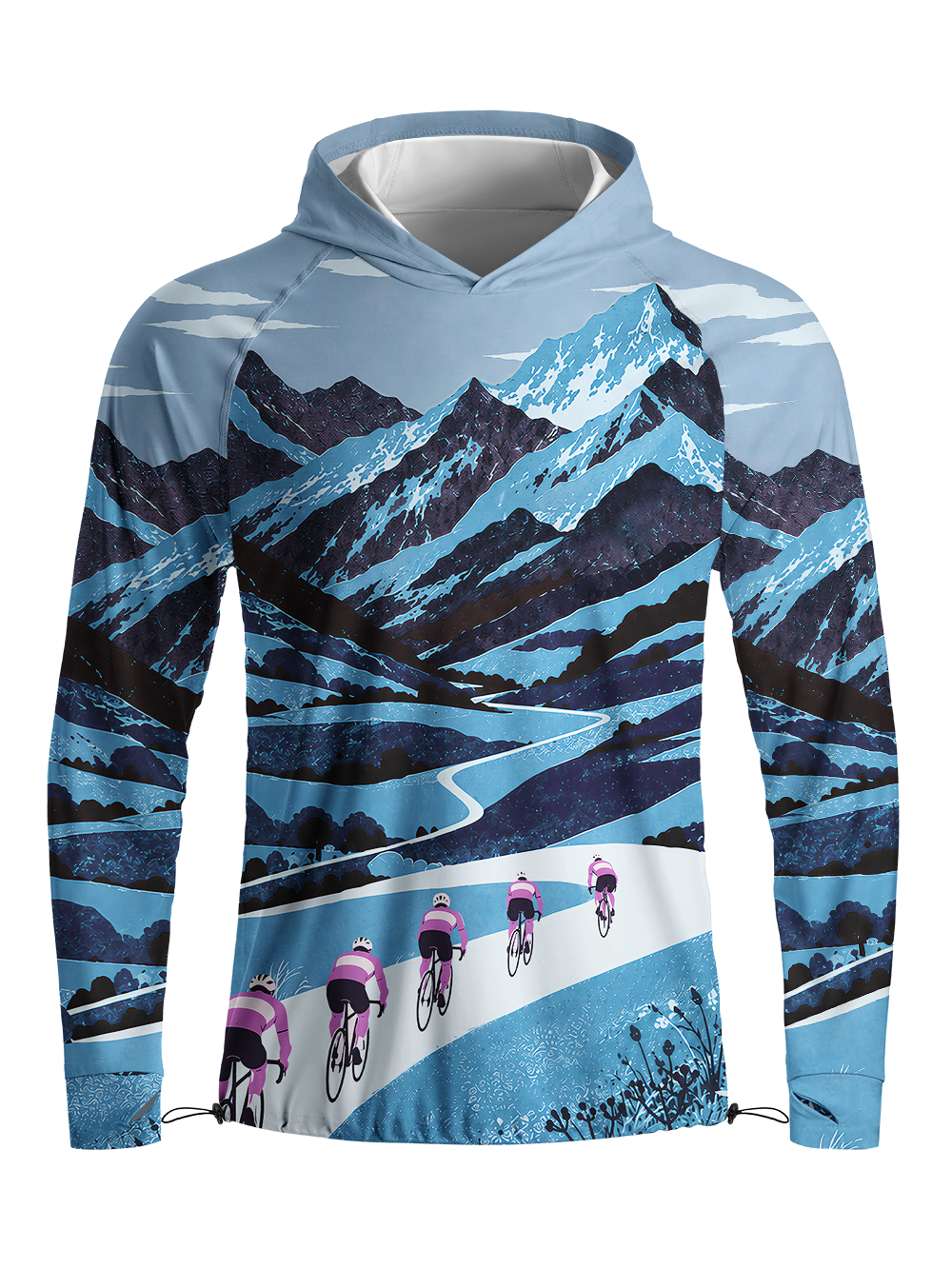 Orionride Mountain Passage Long Sleeve Cycling Hoodie Shirt