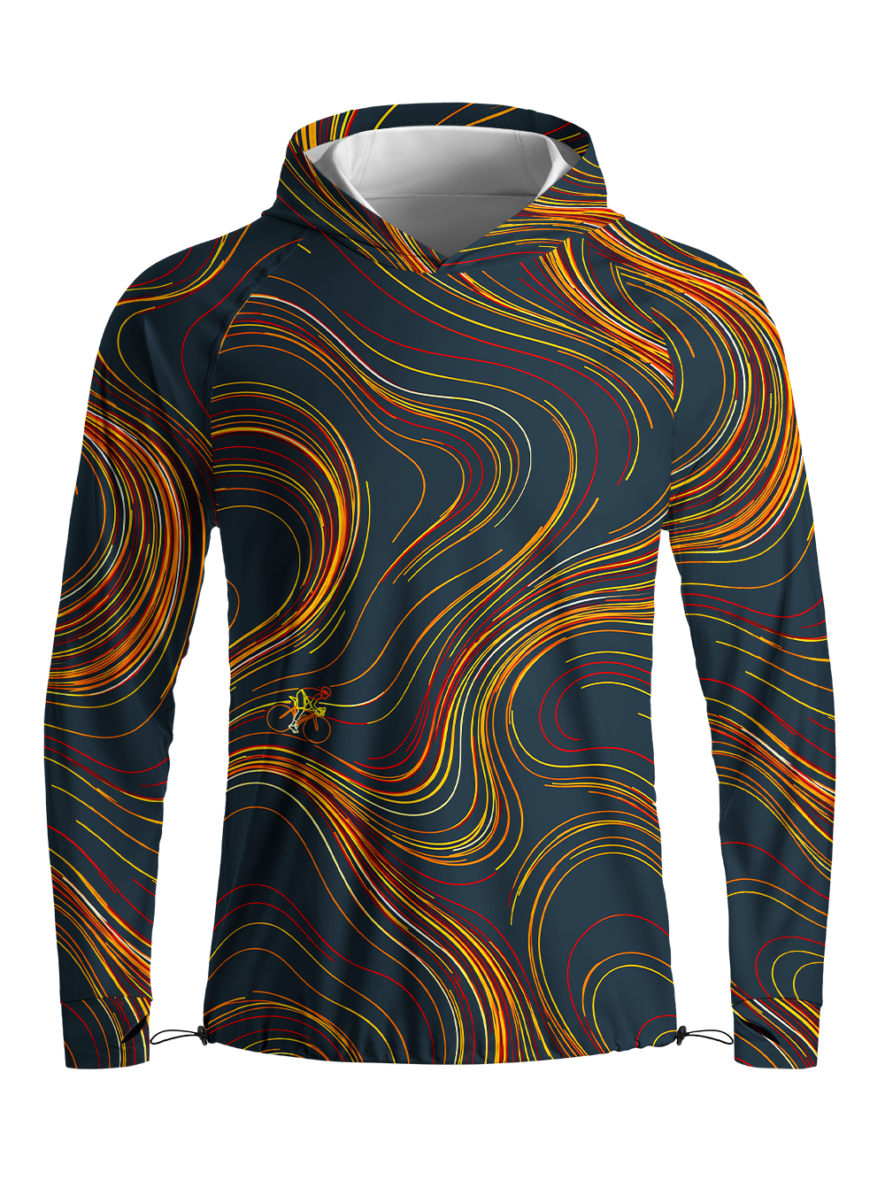 Orionride Aero Flux Long Sleeve Cycling Hoodie Shirt
