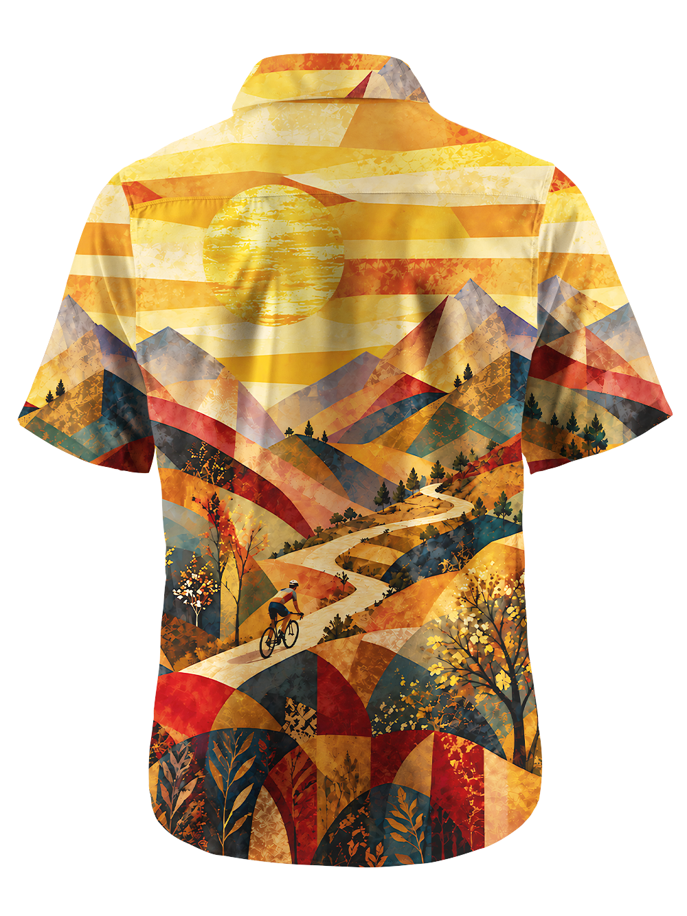 Orionride Paper Peaks Zipper Pockets Ultra Lightweight Short Sleeves Gravel Shirt
