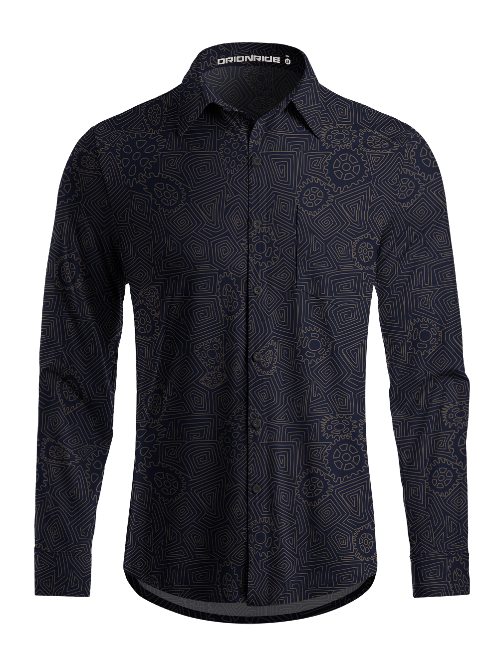 Orionride Precision Drive Men's Stretchy Breathable Long Sleeve Gravel Shirt