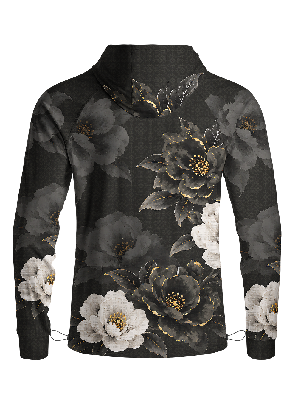 Orionride Gilded Flora Long Sleeve Cycling Hoodie Shirt