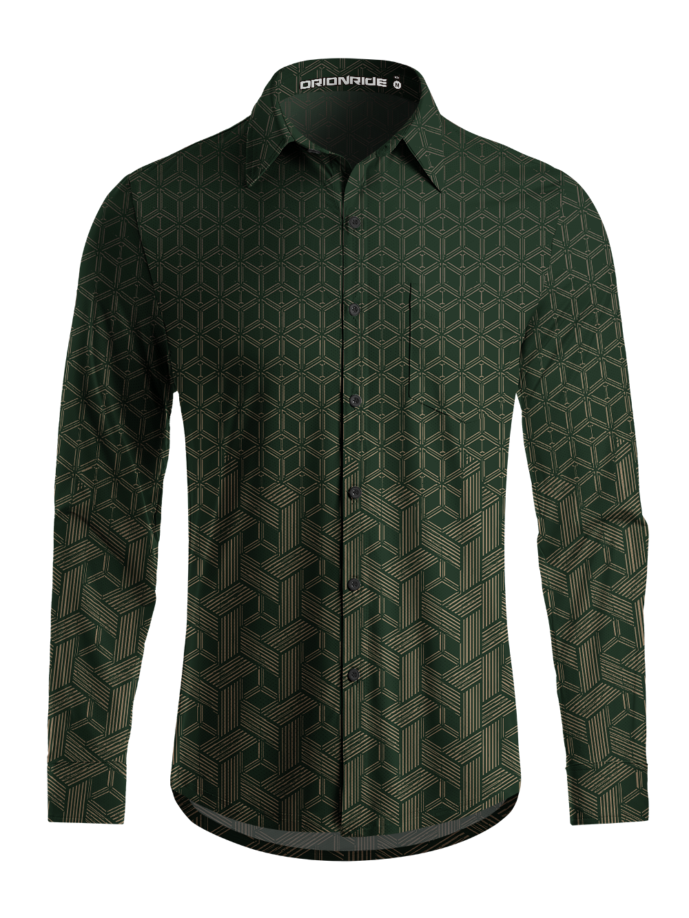 Orionride Interlocked Momentum Men's Stretchy Breathable Long Sleeve Gravel Shirt