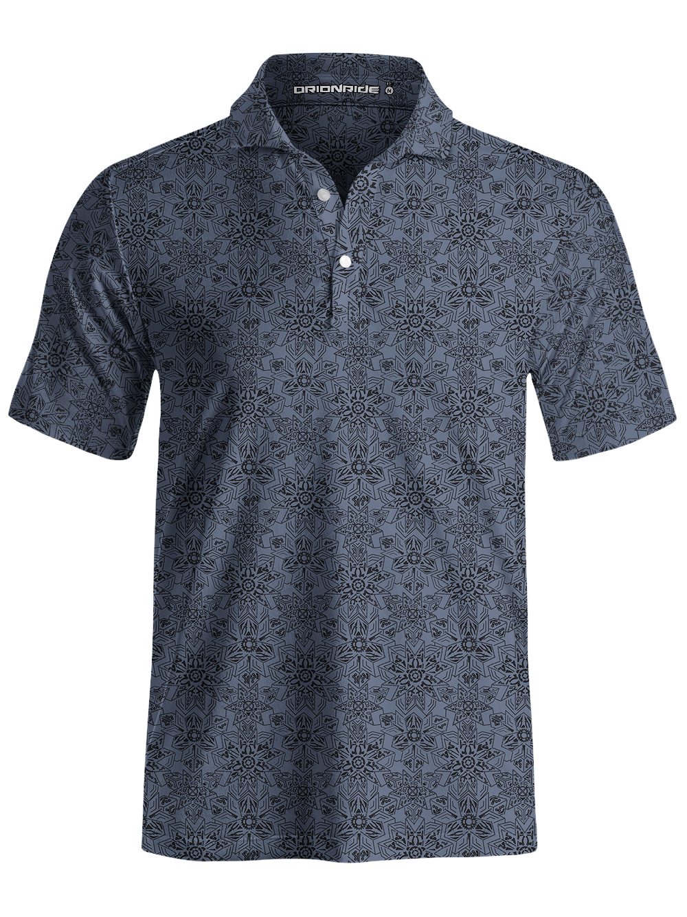 Orionride Snowflake-Shaped Parts Men's Polo Shirt