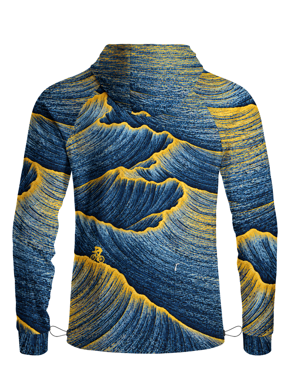 Orionride Tectonic Flow Long Sleeve Cycling Hoodie Shirt
