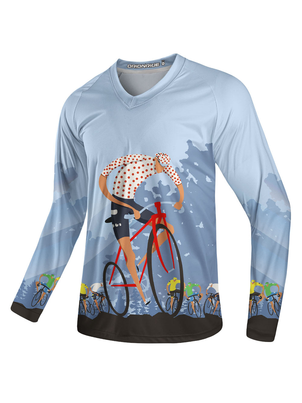 Orionride Passionate Team Long Sleeve Downhill Jersey