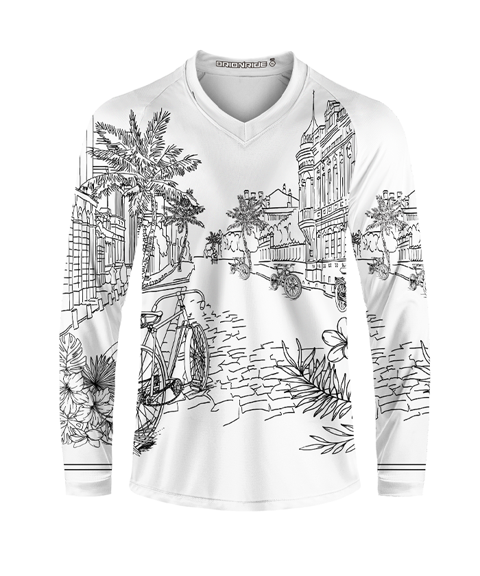 Orionride Bicycle Street Long Sleeve Downhill Jersey
