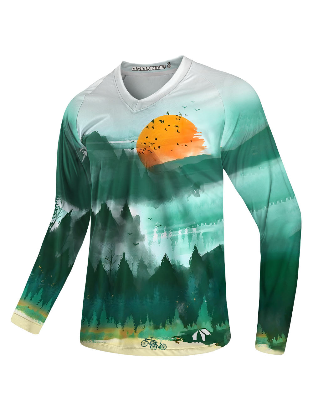 Orionride Misty Morning Long Sleeve Downhill Jersey