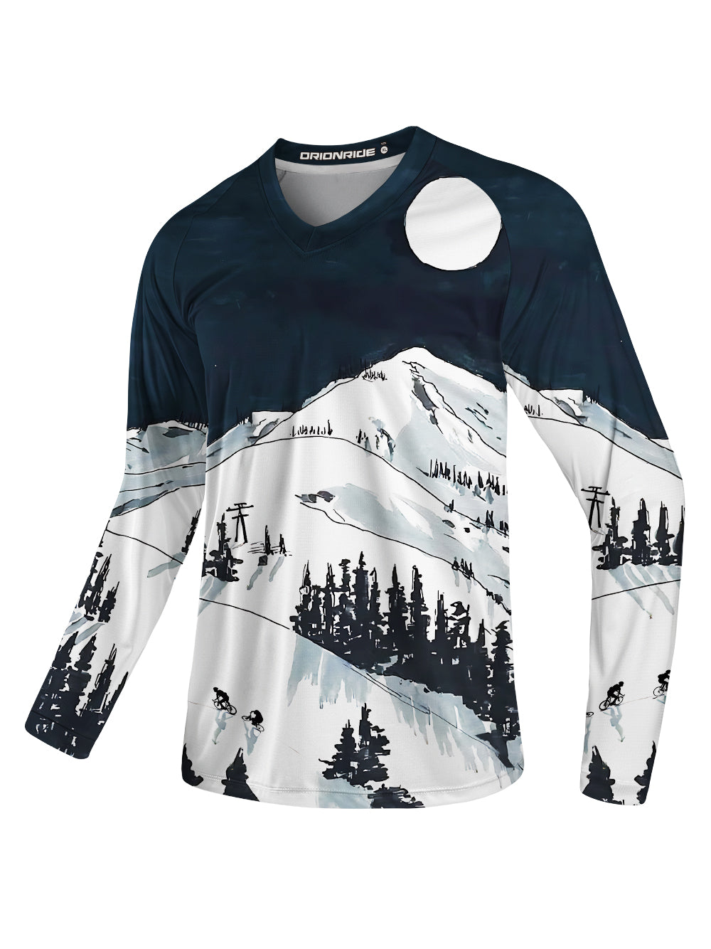 Orionride Snow Mountain Long Sleeve Downhill Jersey