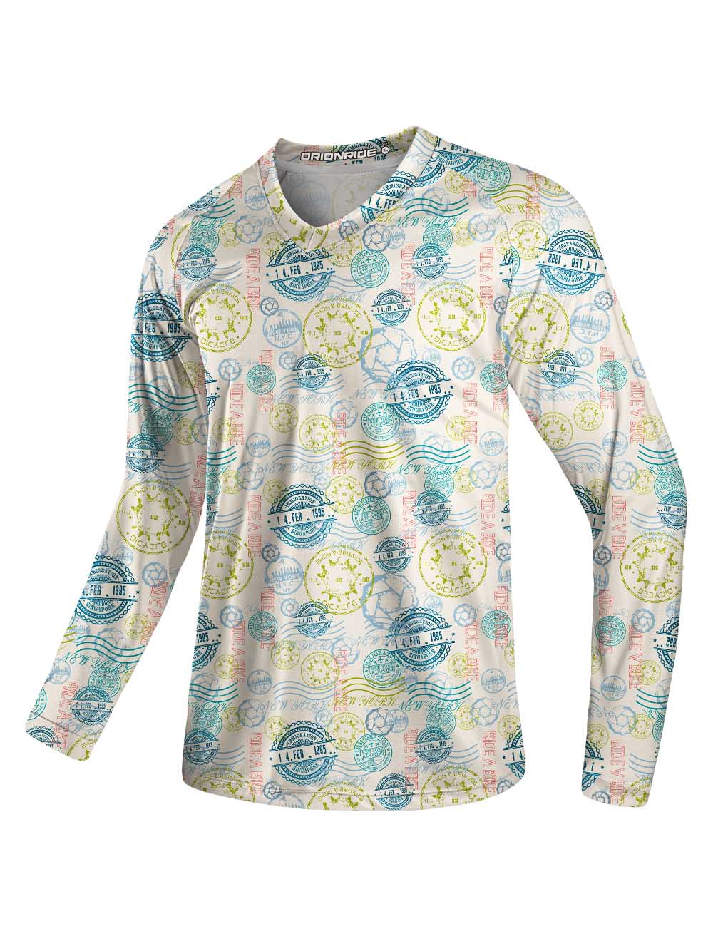 Orionride Color Stamp Long Sleeve Downhill Jersey