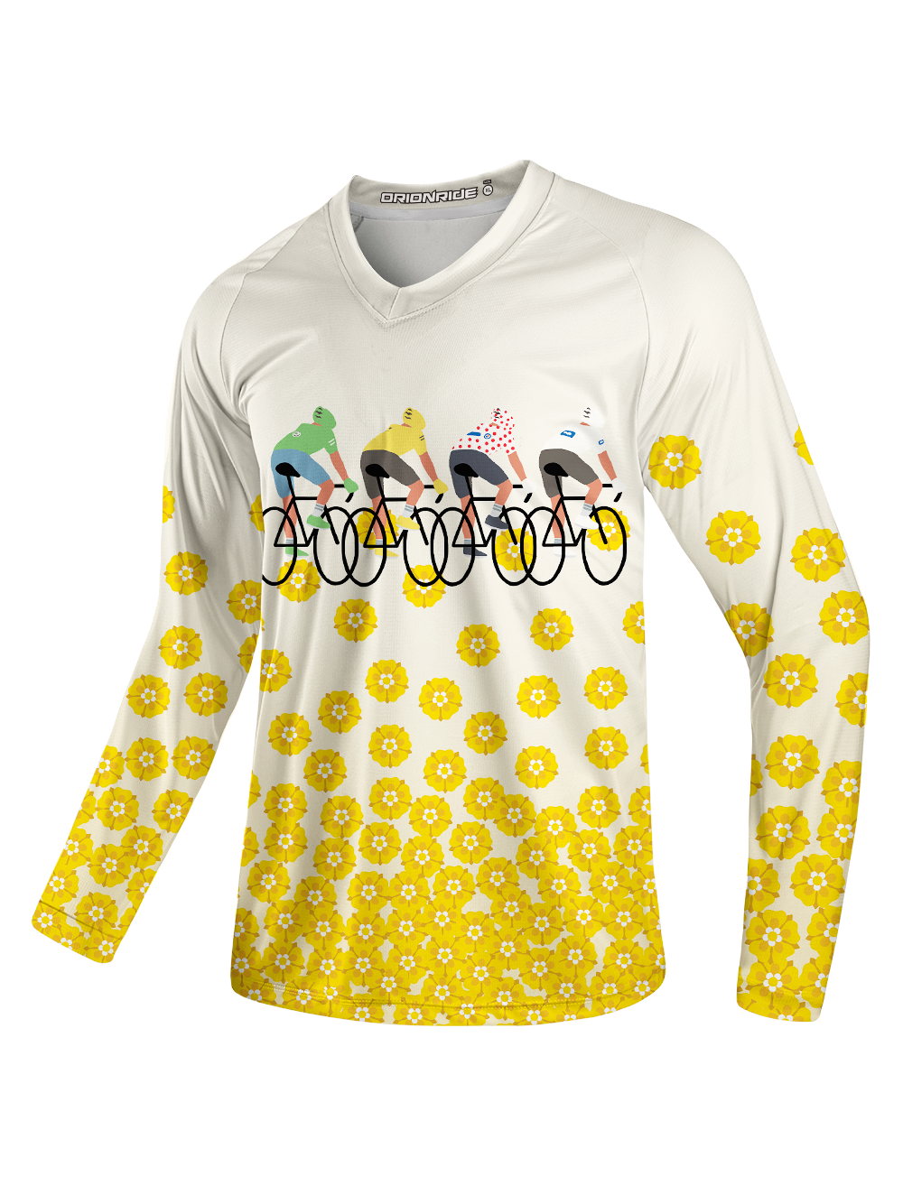 Orionride Pedal To The Bloom Long Sleeve Downhill Jersey
