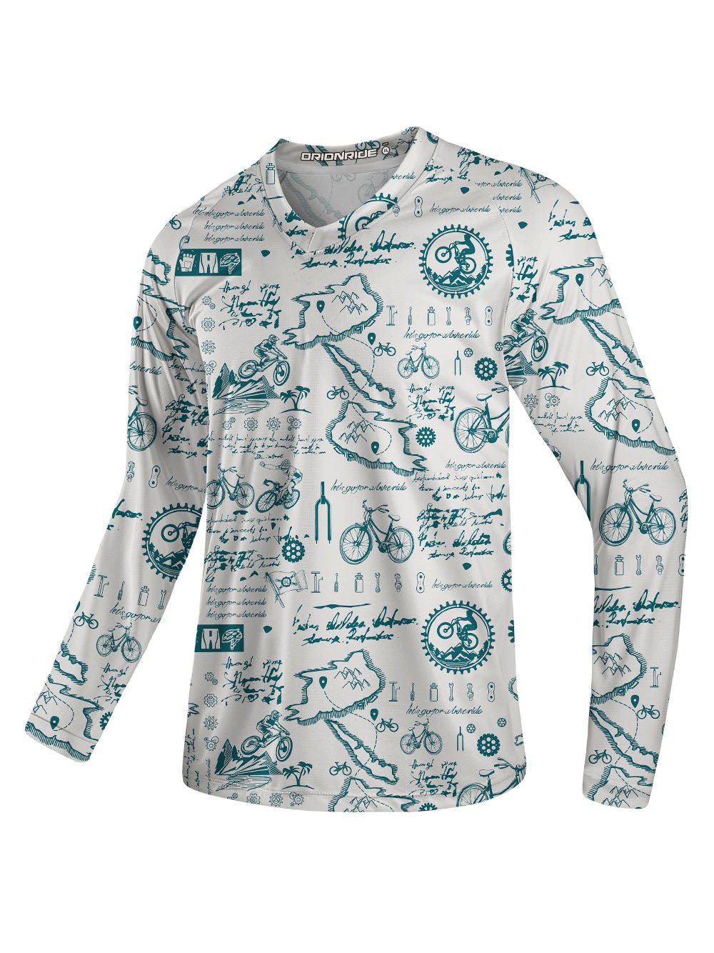 Orionride Cycling Diary Long Sleeve Downhill Jersey