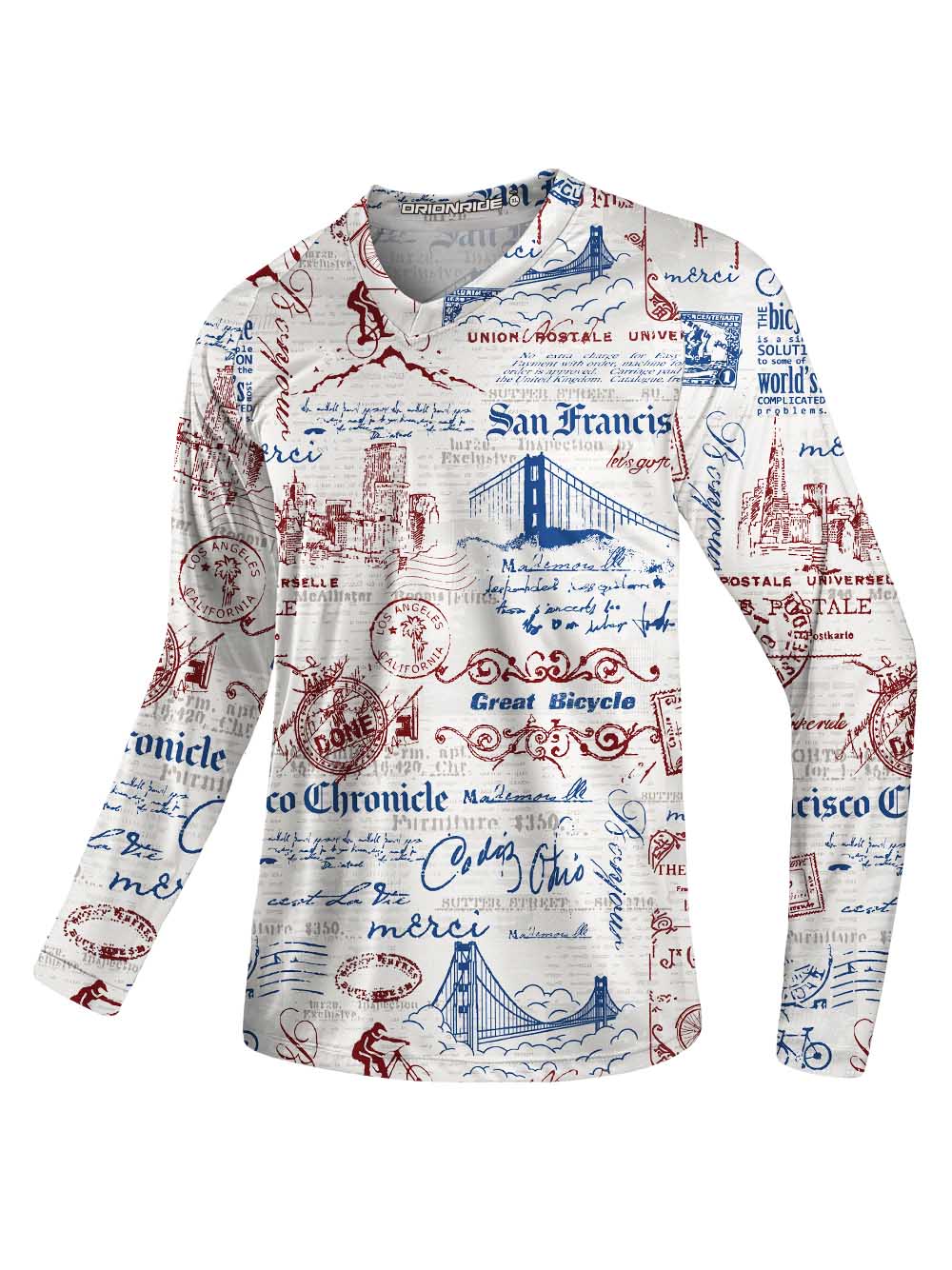 Orionride San Francisco Stories Long Sleeve Downhill Jersey