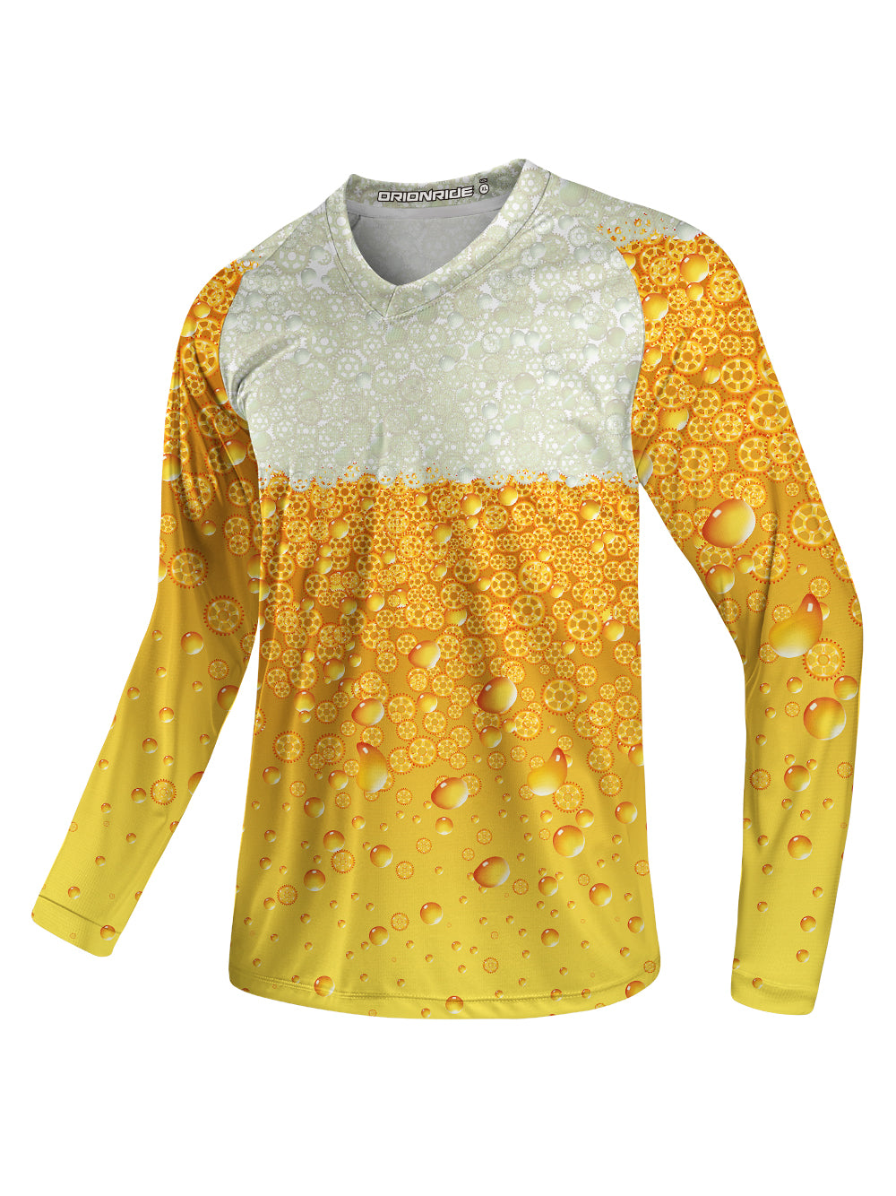 Orionride Beer Gear Bubbles Long Sleeve Downhill Jersey
